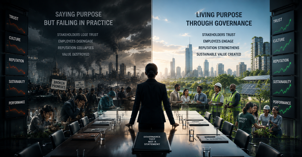 Social Purpose Is a Governance Test — Not a Statement : Why Boards That ‘Believe in Purpose’ Still Fail to Deliver It