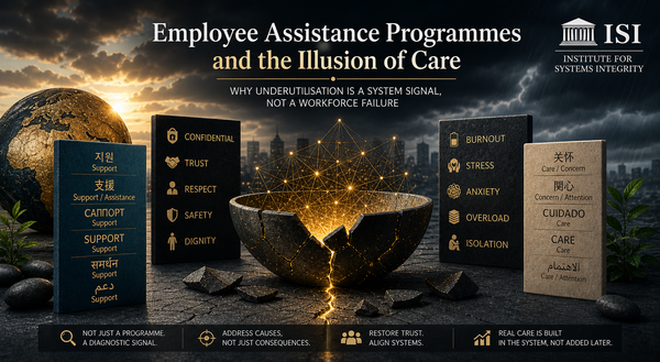 Employee Assistance Programmes and the Illusion of Care : Why Underutilisation Is a System Signal, Not a Workforce Failure