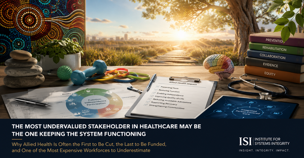 THE MOST UNDERVALUED STAKEHOLDER IN HEALTHCARE MAY BE THE ONE KEEPING THE SYSTEM FUNCTIONING : Why Allied Health Is Often the First to Be Cut, the Last to Be Funded, and One of the Most Expensive Workforces to Underestimate