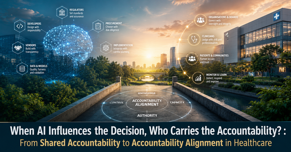 When AI Influences the Decision, Who Carries the Accountability? From Shared Accountability to Accountability Alignment in Healthcare
