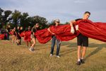 Tribal members learn the ropes at Balloon Festival