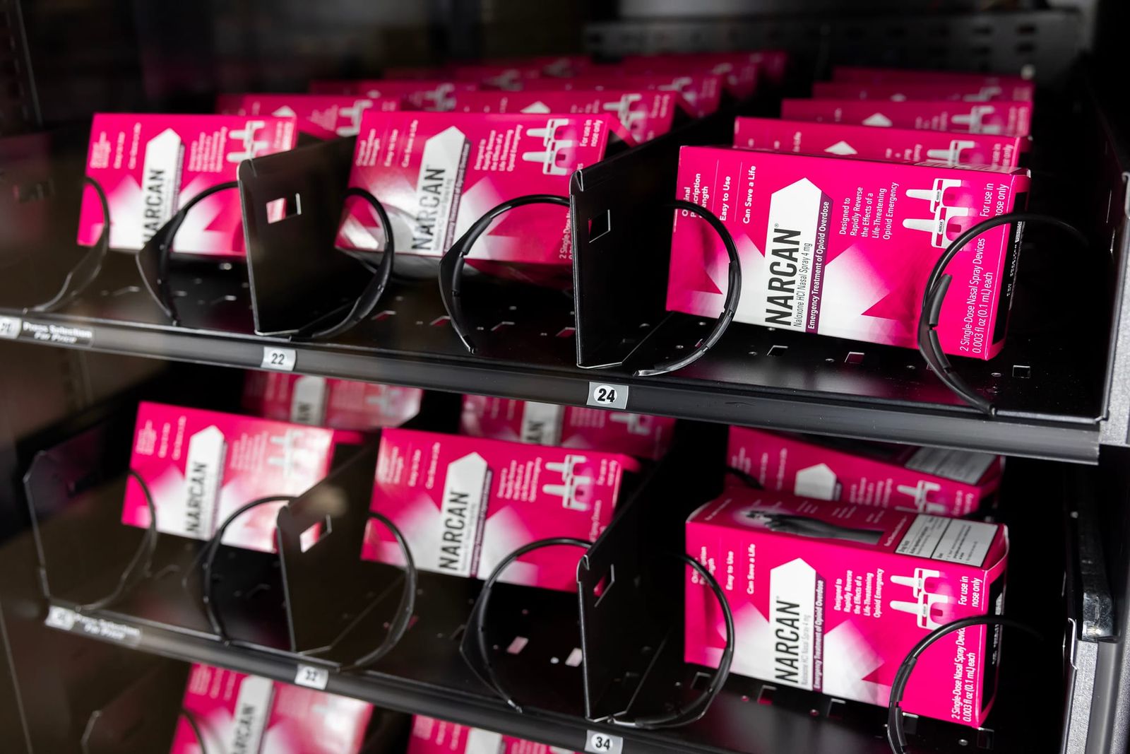 Machines dispense lifesaving medication