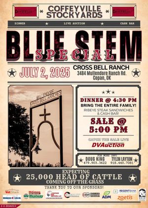 Osage Nation Ranch auctioning off more than 500 head of cattle at the July 2 Bluestem Special