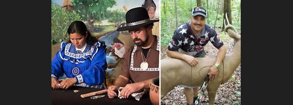 S9, E5, Part 1: The Bow, The Deer & The Ancient Choctaw Hunt: Amy & Ian Thompson & Mike Smith (Choctaw)