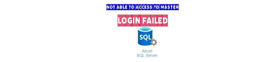 User is not able to access the database master