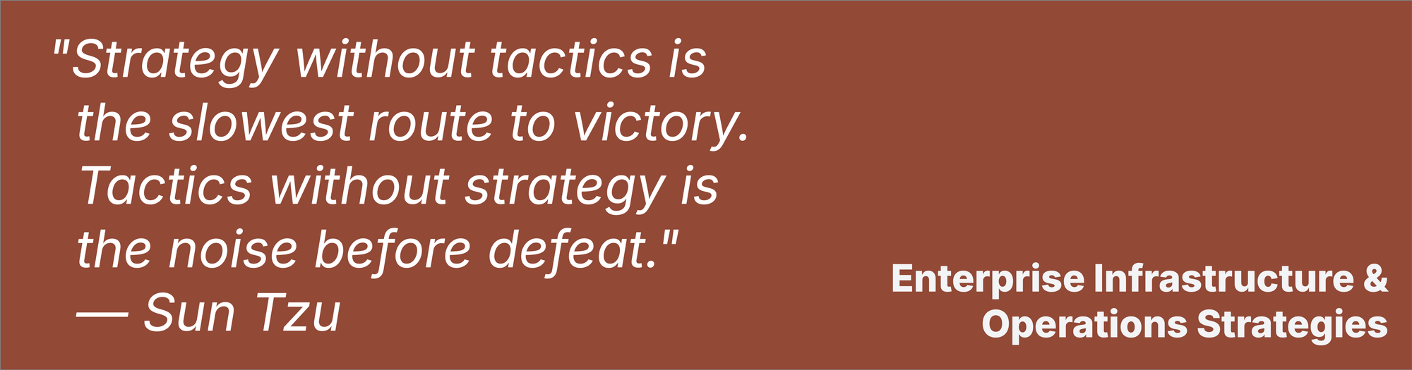 I&O Strategy