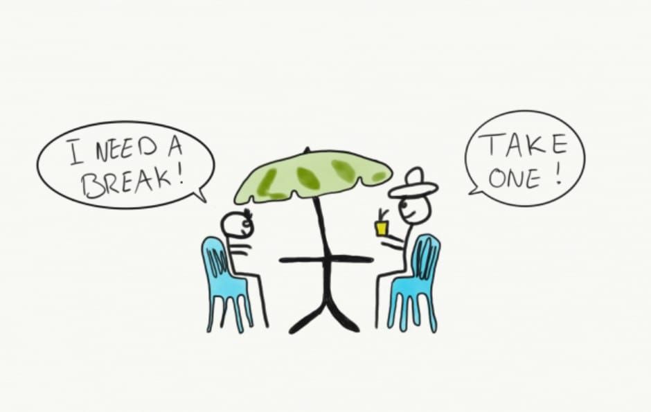 Walking away from training for 10 days