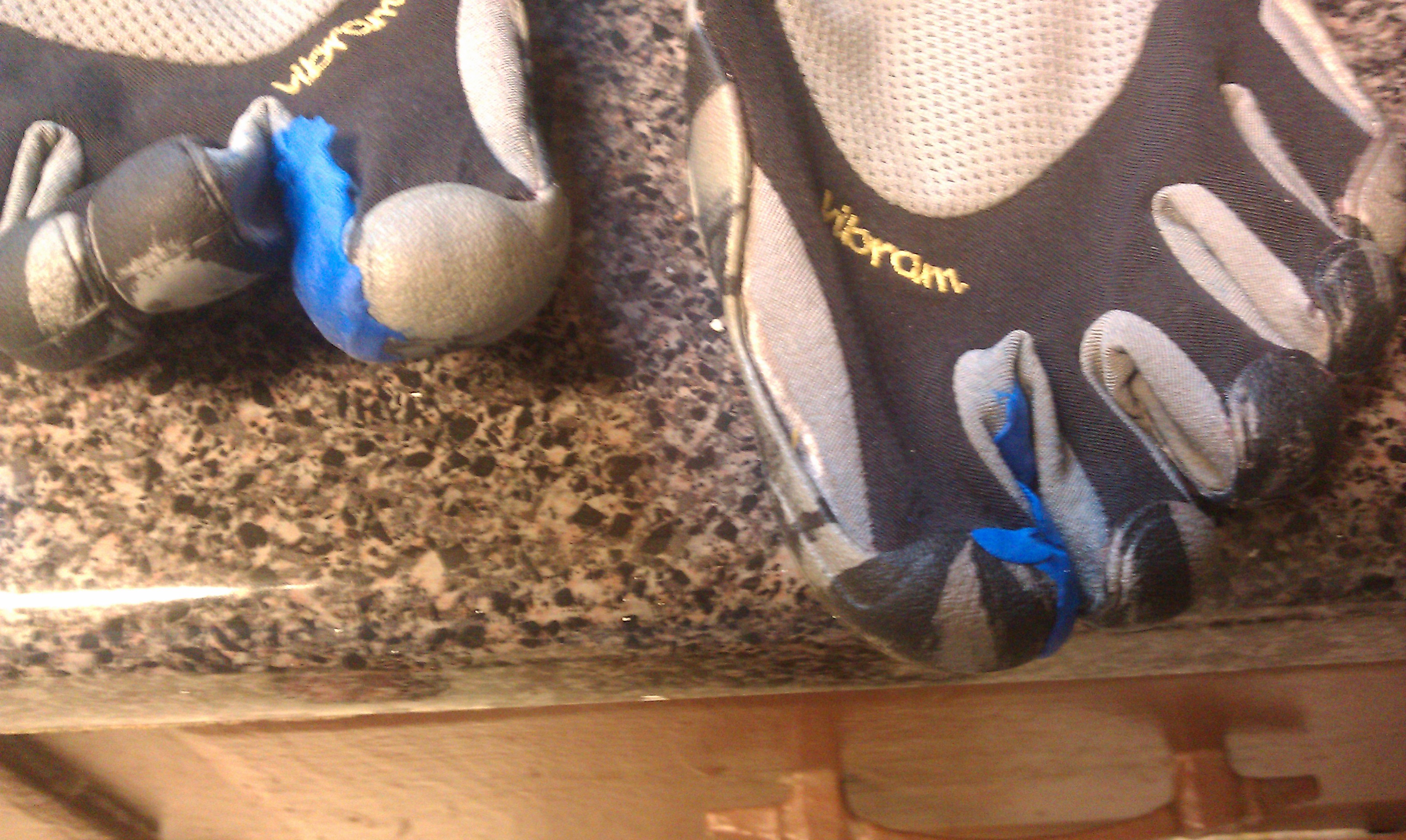 Sugru on my Vibrams