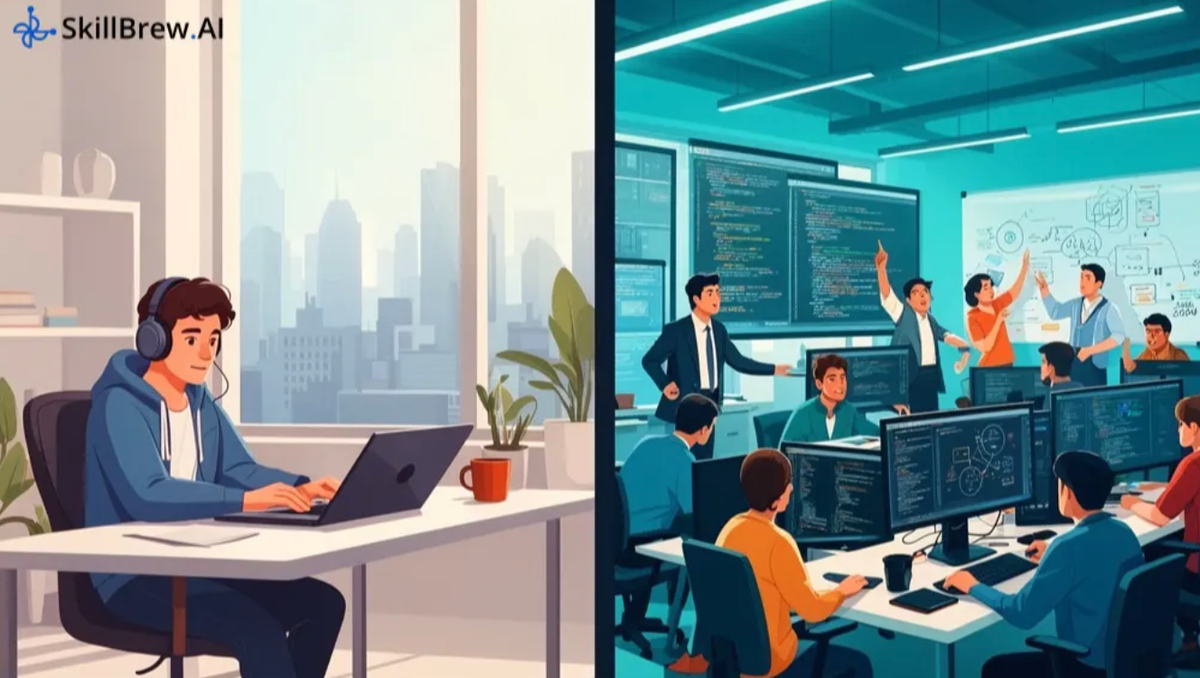Remote​‍​‌‍​‍‌​‍​‌‍​‍‌ Work vs Office Work — Where Do You Actually Learn More in Tech?