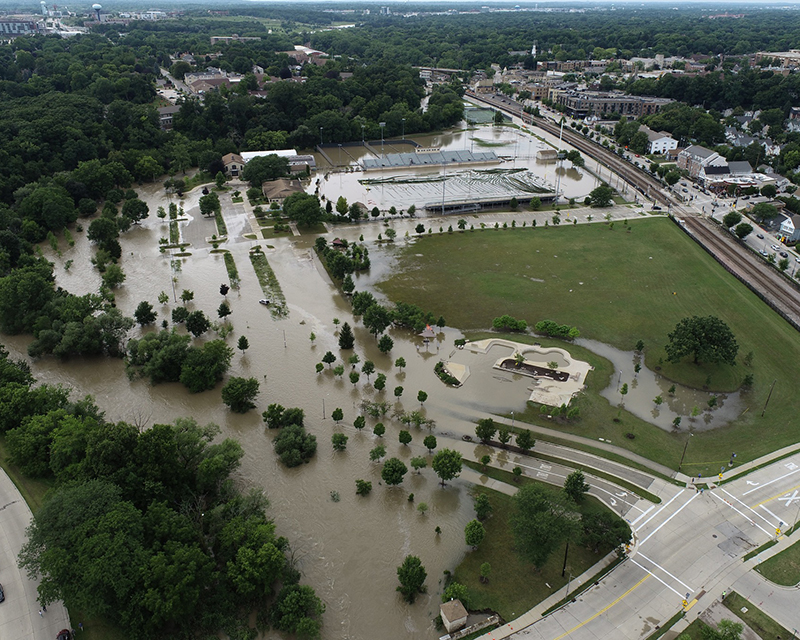 Hart Park flooding