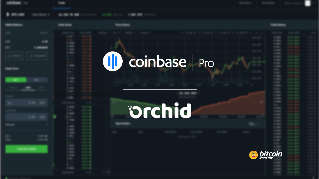 Coinbase Pro agrega soporte para Orchid (OXT)