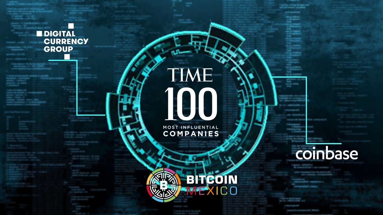 Digital Currency y Coinbase dentro de las 100 empresas más influyentes