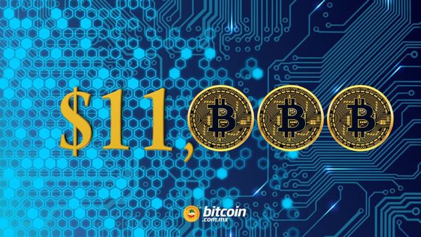 Bitcoin supera los $11 mil dólares