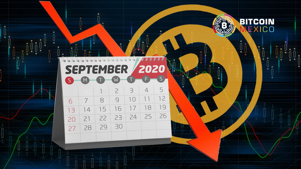 BTC sufre pérdida del 7% durante septiembre