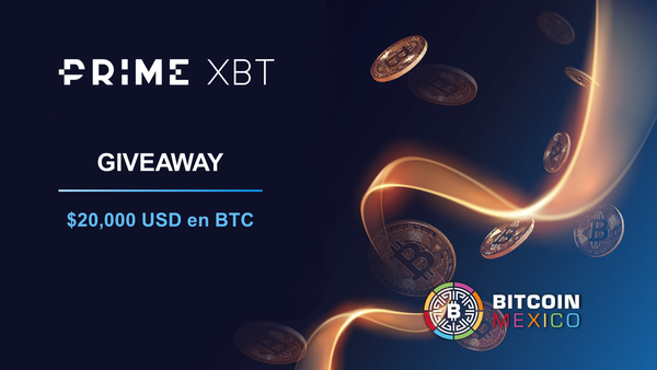 PrimeXBT premiará a sus usuarios con un Giveaway, ¿Quieres participar?