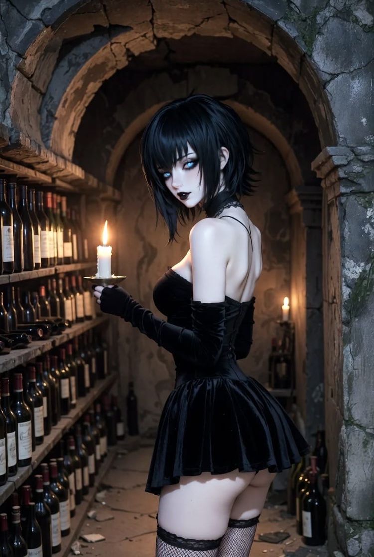 Ilyssia in the Enchanted Cellar