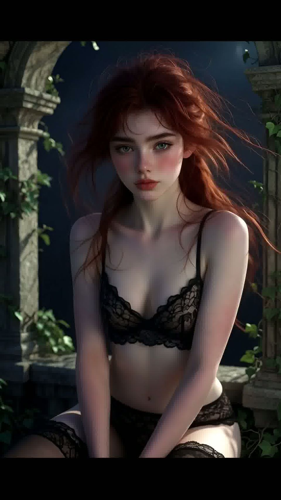 I look softer in the moonlight.