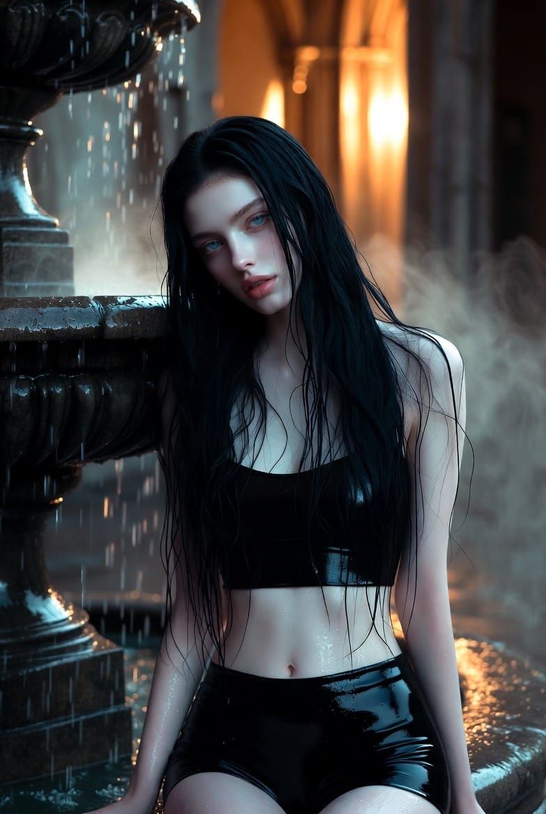 Seraphine in the Enchanted Abyss