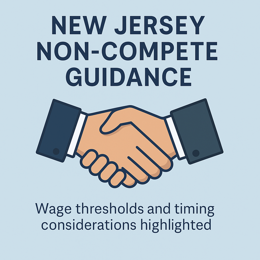 Status of Non‑Compete Ban in New Jersey