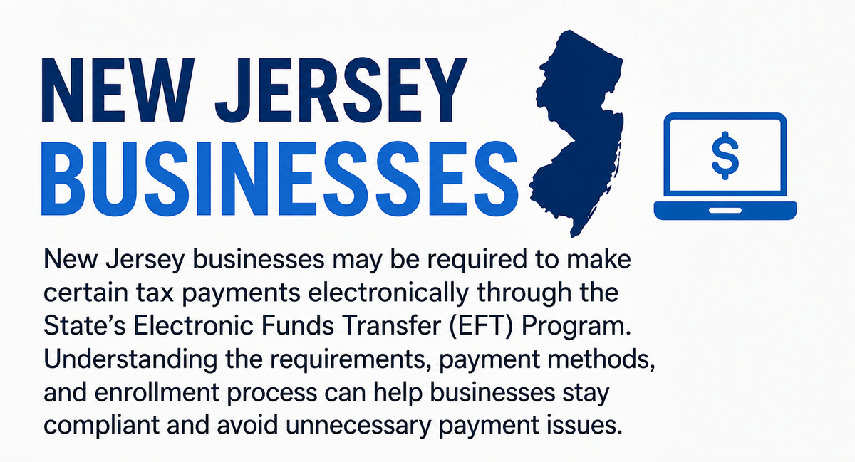 New Jersey Electronic Funds Transfer Requirements: What Businesses Need to Know