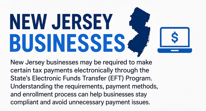 New Jersey Electronic Funds Transfer Requirements: What Businesses Need to Know