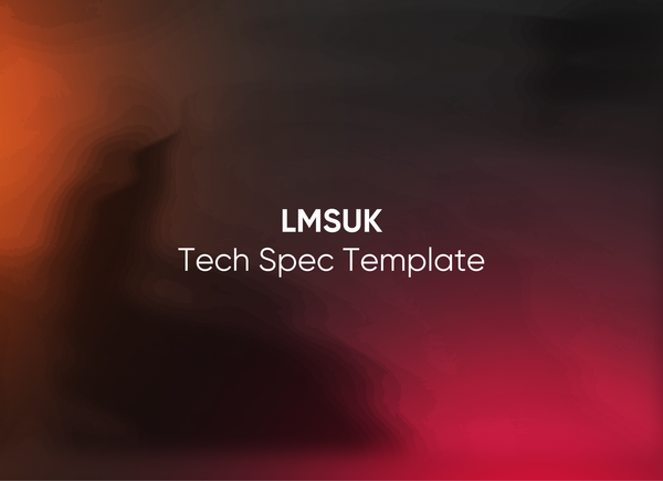 Tech Spec - Template