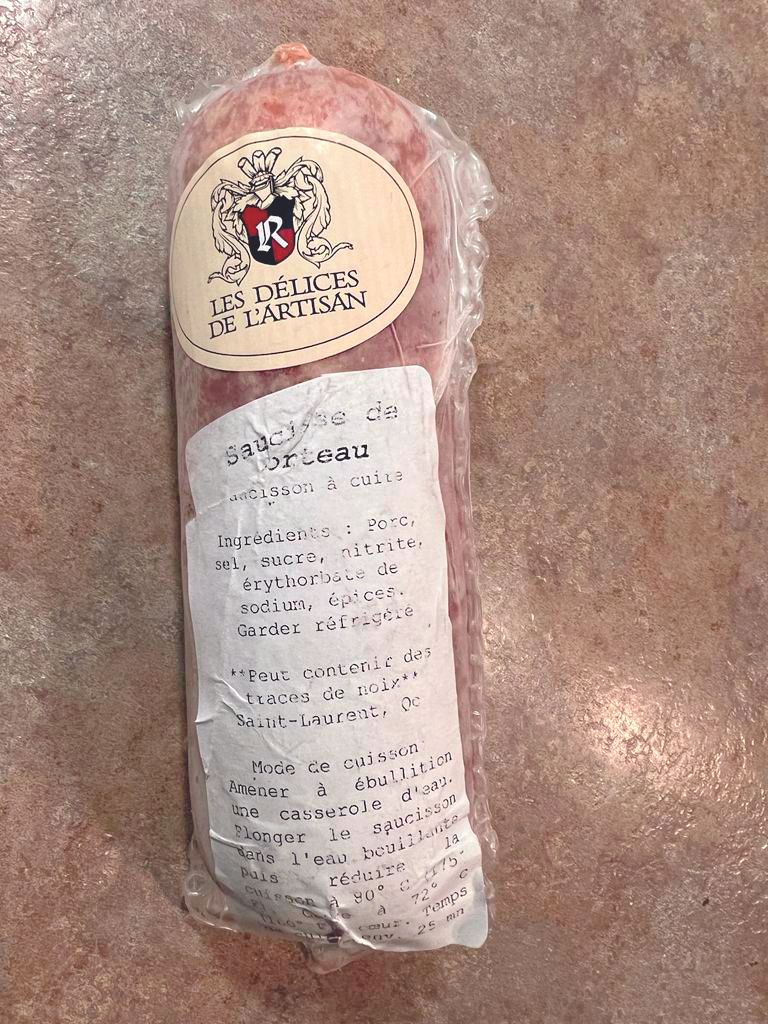 Cette imitation de Morteau est vendue près de 42 dollars le kilo.