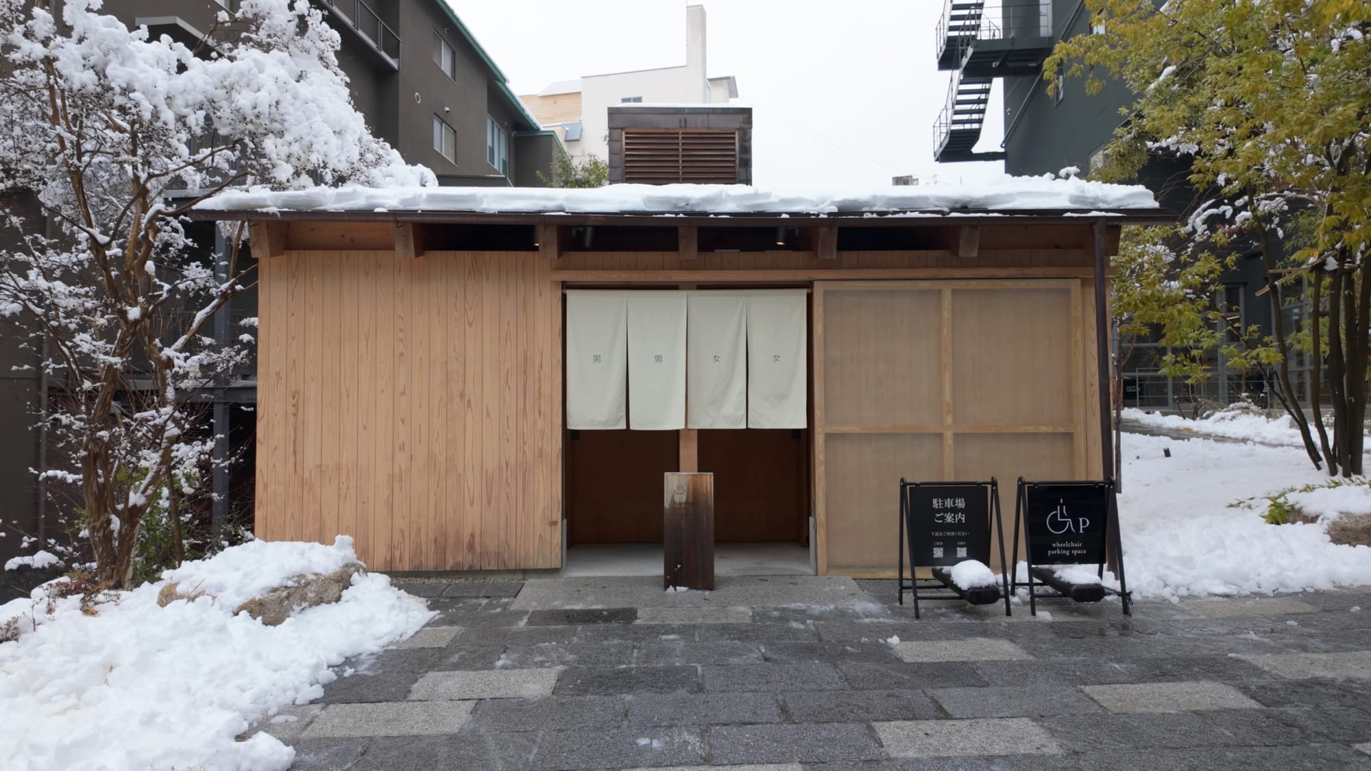 Das Badehaus des Hotels.