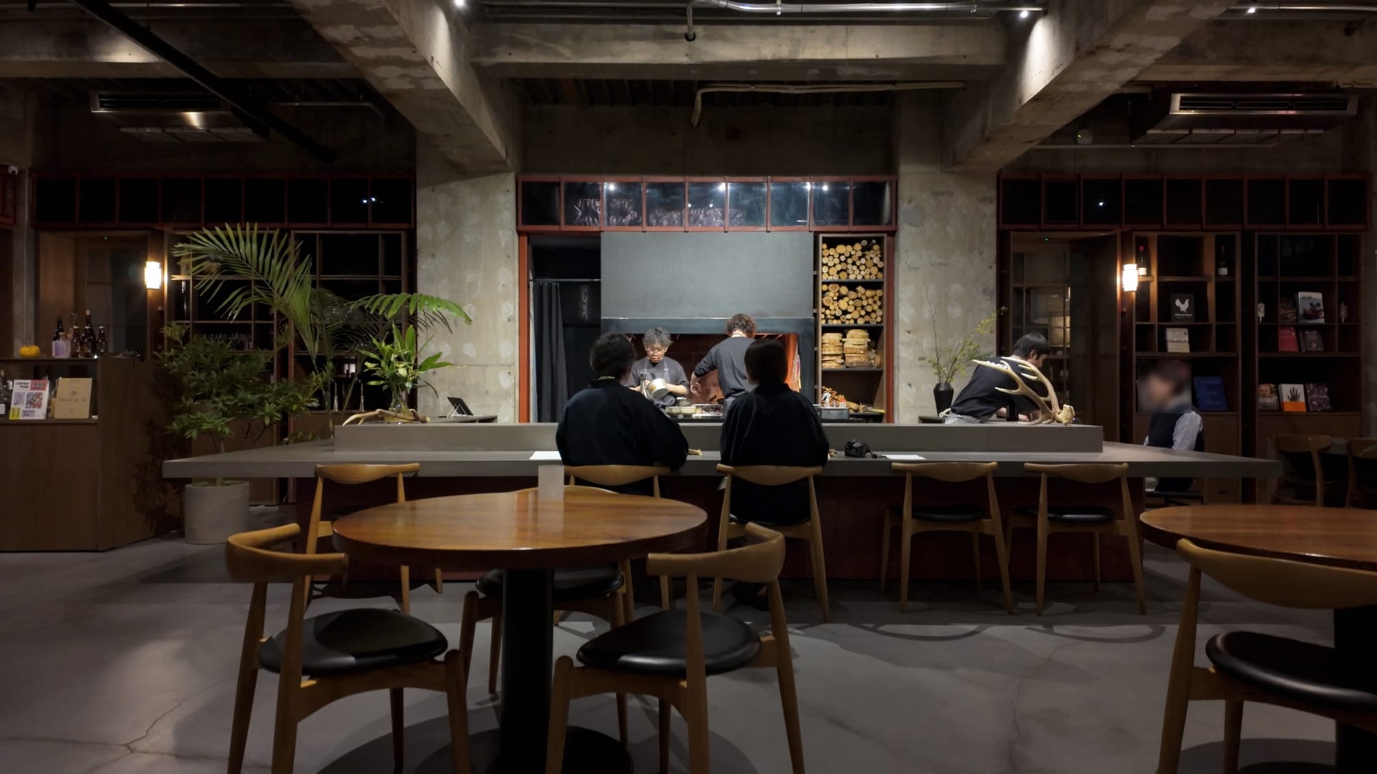 Das Restaurant im Matsumoto Jujo.