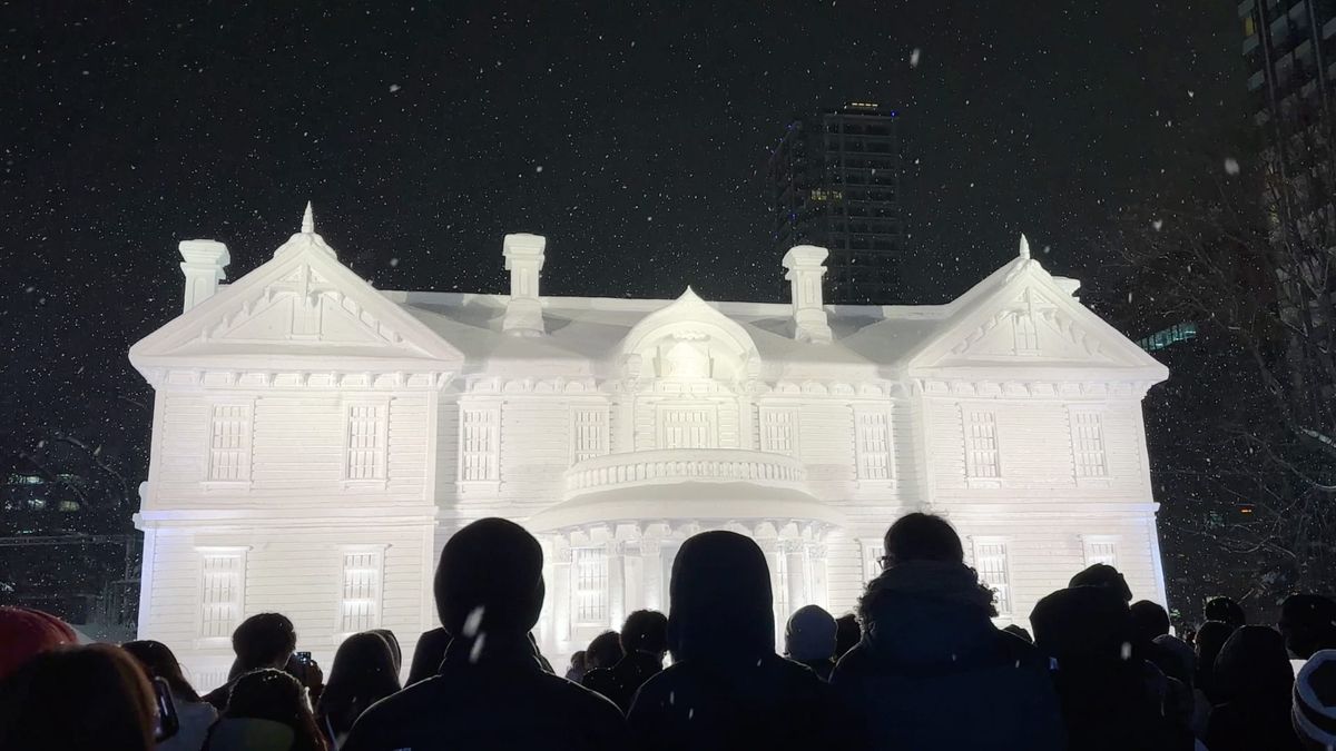 Das Sapporo Snow Festival von 2023.