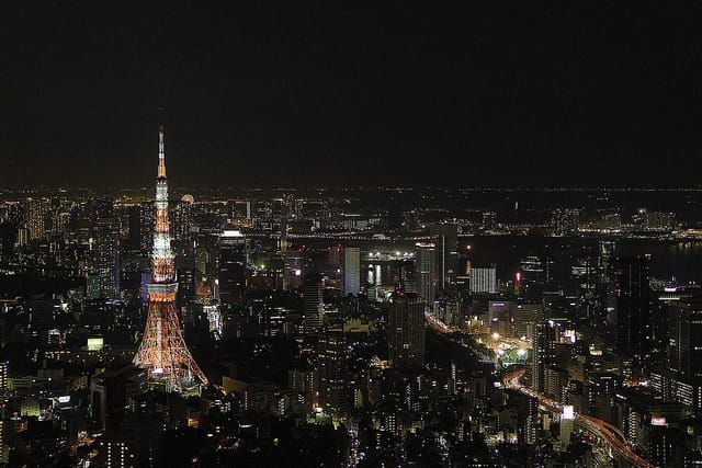 Eine Reise wert: Die Skyline von Tokio.