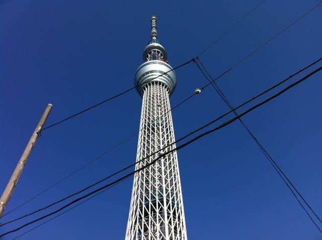 Bis ganz nach oben: Der Tokyo Sky Tree.