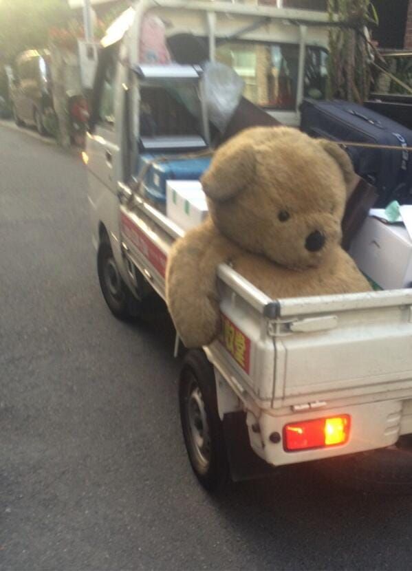 Wenn der Teddybär uns verlässt