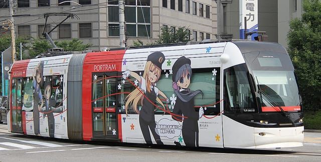 Modern und attraktiv: Die Strassenbahn in Toyama.