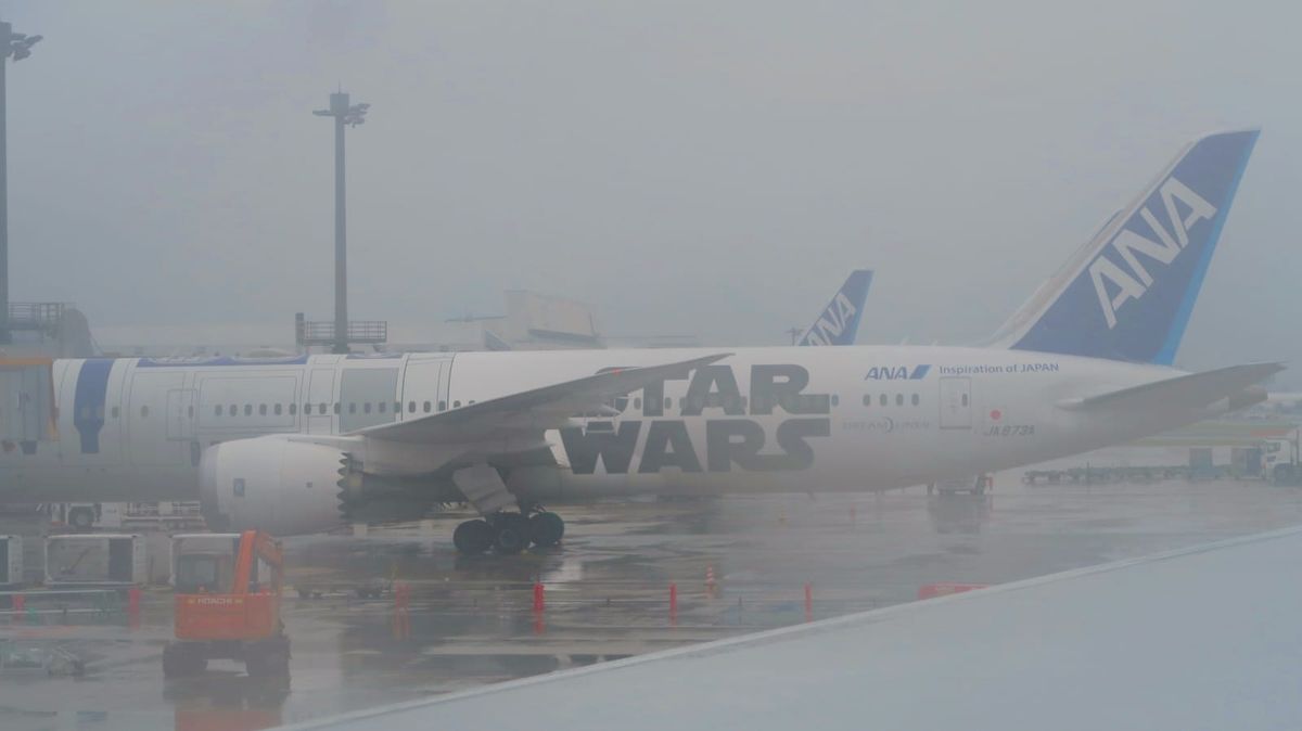 Eine Star-Wars-Maschine von ANA.