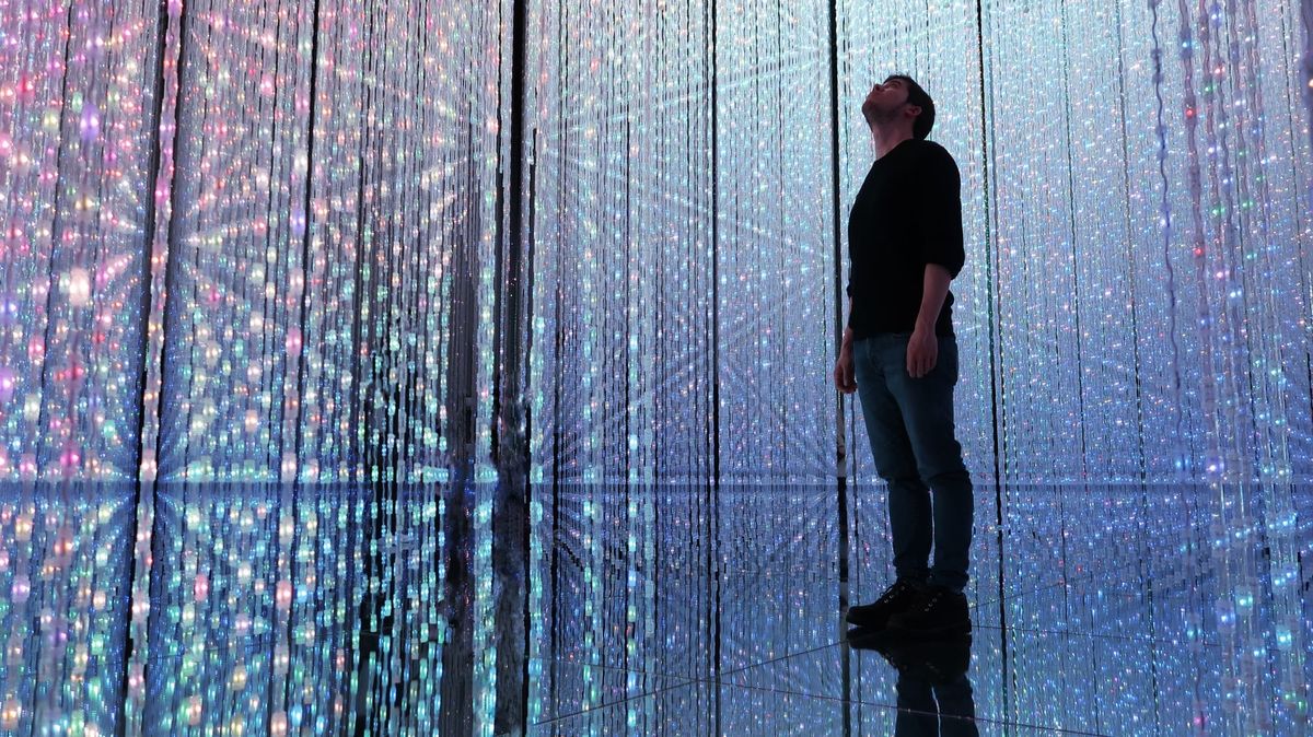 Im Digital Art Museum in Tokio.