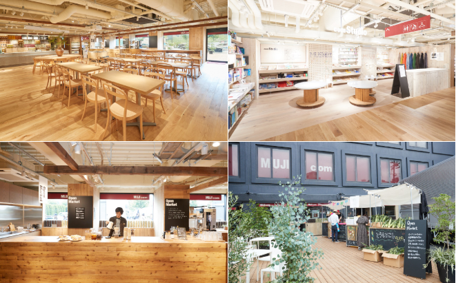 Ein Blick ins neue Muji-Geschäft in Ichigaya.