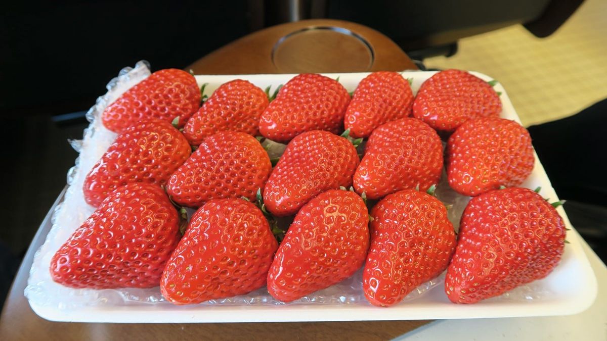 Erdbeeren in Japan.