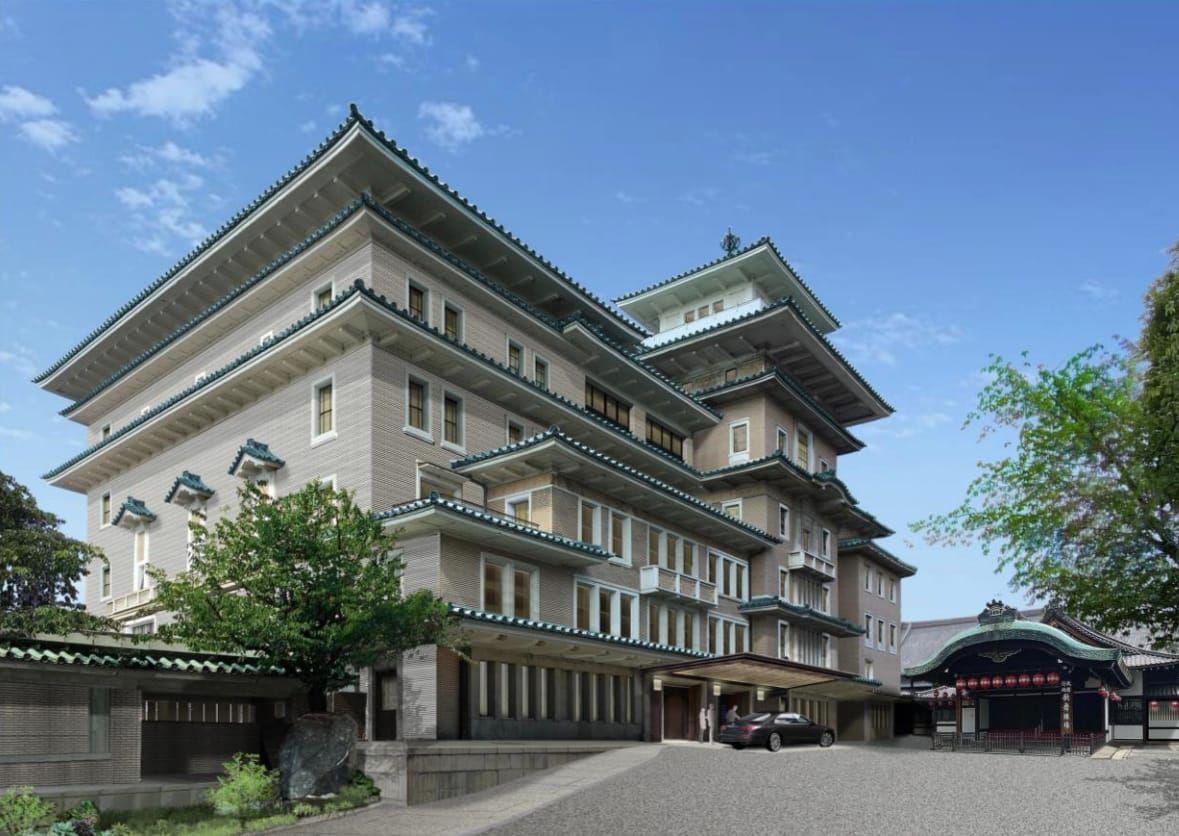 Ein Imperial Hotel im Geisha-Viertel
