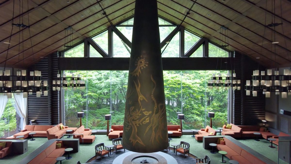 Ein Wildbach vor der Tür, ein Wald in der Lobby