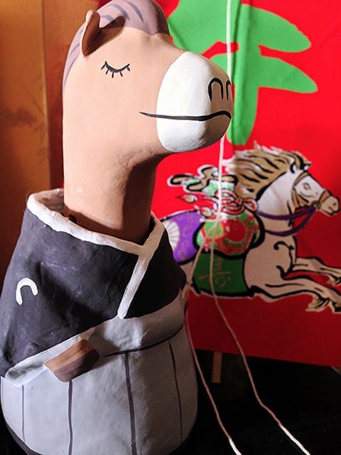 Ein Pferde-Samurai.