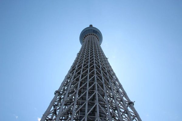 634 Meter ragt der Skytree in die Höhe.