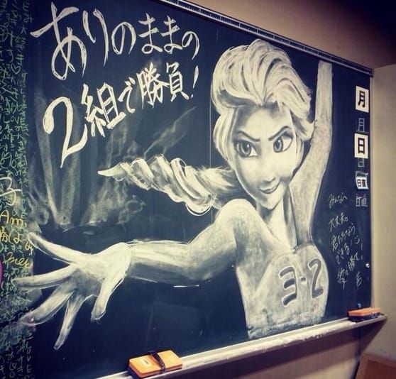 Japanische Wandtafel-Kunstwerke