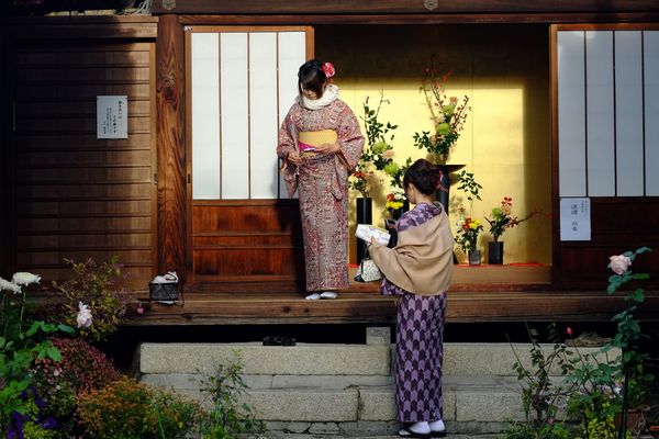 In Kyoto, Japan.