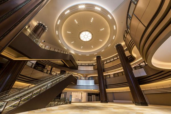 Das Atrium des neuen Komplexes.