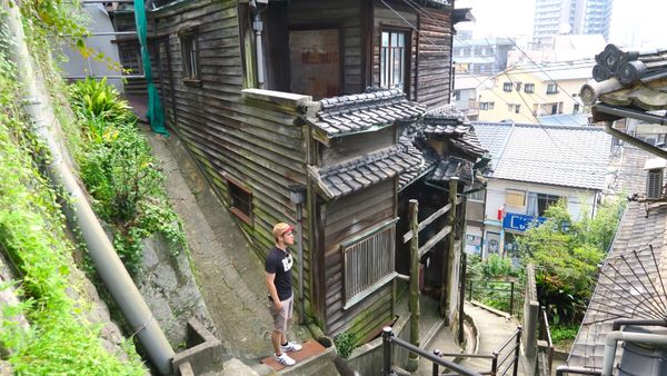 Ein altes Haus in Onomichi.