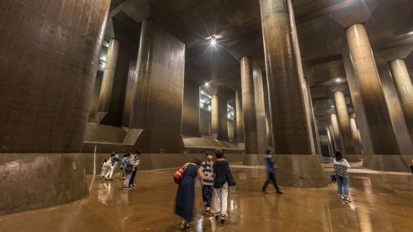 Tokios gigantische Halle im Untergrund