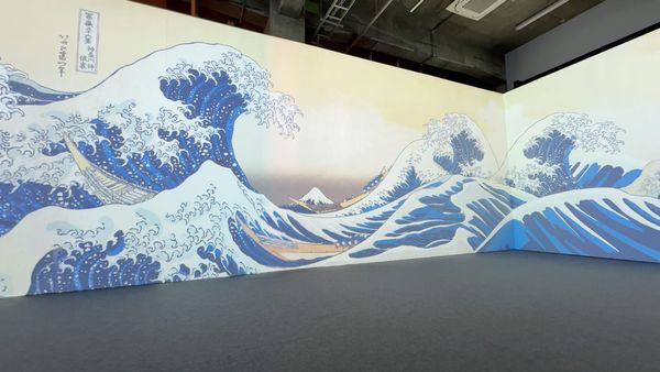 Die grosse Welle in Bewegung