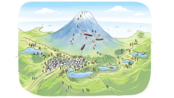 Fuji-Tram: Eine Bahn für den ikonischen Berg