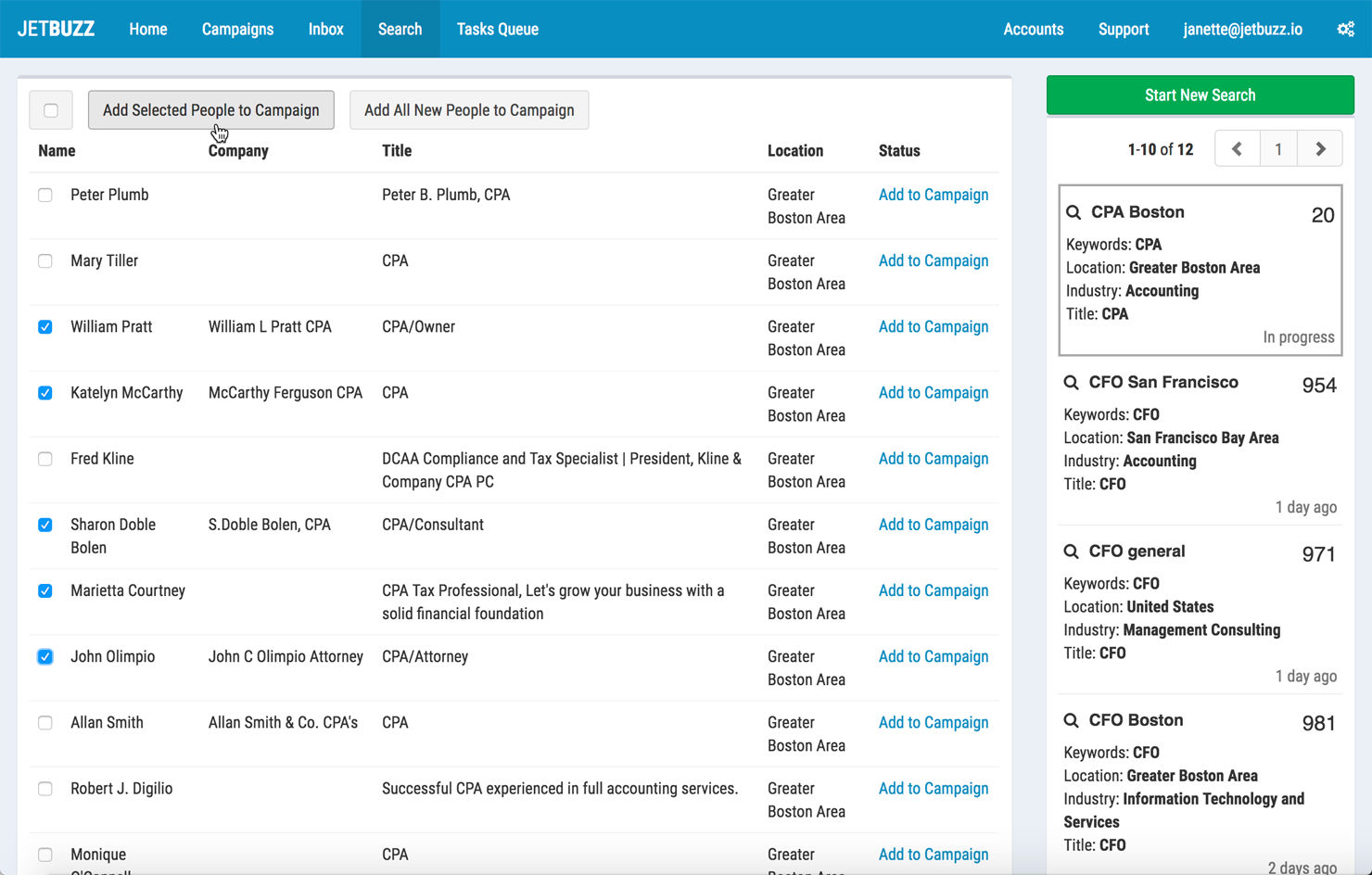 JETBUZZ - Prospecting on LinkedIn made simple